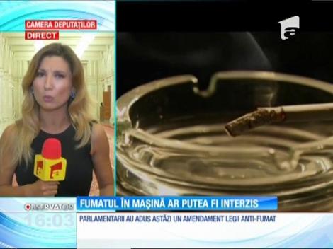 Fumătorii primesc o nouă lovitură. Fumatul în maşina personală ar putea fi interzis