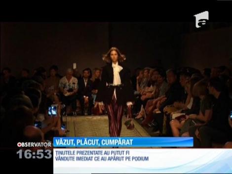 Prezentare de modă cu vânzare