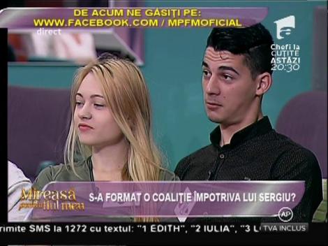 Dezbateri intense între concurenţi: Sunt pantalonii lui Sergiu de fată sau de băiat?