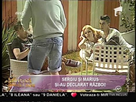 Andreea, mărul discordiei. Marius și Sergiu și-au declarat război!