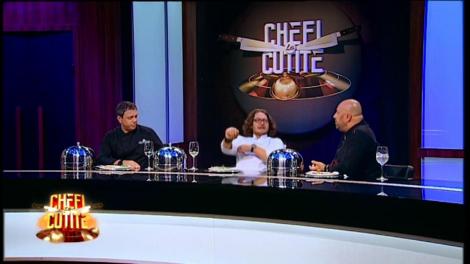 Chef Florin Dumitrescu, enervat la culme! Magdalena naște un război între chefi! „Merci, madam”