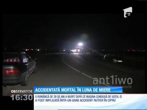 O turistă din România, moarte violentă în timp ce se afla în luna de miere în Cipru