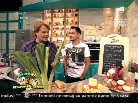 Reţeta lui Vladutz: Cremoasă şi pufoasă, o supă crema delicioasă