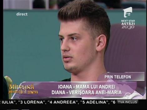 Deși susține că o place pe Ana-Maria, Andrei i-a furat Georgianei un sărut!