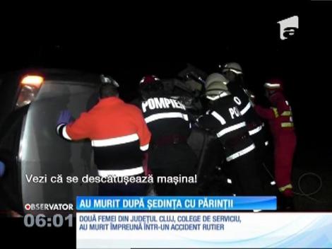 Două mame au plecat spre case de la şedinţa cu părinţii şi n-au mai apucat să-şi vadă copiii. Maşina lor a fost spulberată, după ce a ajuns pe contrasens. Amândouă au murit