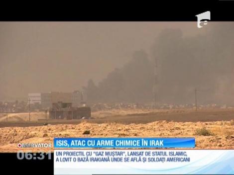 O bază aeriană din Irak a fost ţinta unui atac chimic. Racheta ar fi fost lansată de membrii grupării ISIS