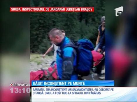 Operaţiune de salvare contracronometru pe Valea Sâmbetei, în Munţii Făgăraş. Un bărbat de 73 de ani a fost găsit inconştient de un grup de turişti