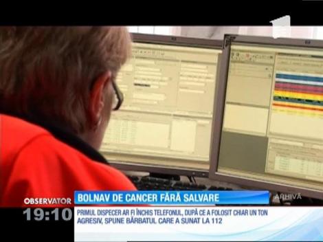 Bolnav de cancer, lăsat să aştepte, în dureri cumplite