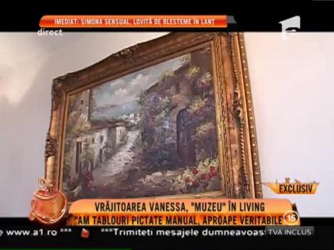 Palatul vrăjitoarei Vanessa! Are un adevărat "muzeu" în living