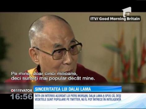 Dalai Lama: ”Valoarea omului nu este dată de numărul celor care îl urmăresc pe reţelele de socializare”
