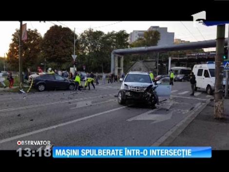 Accident violent într-o intersecţie, la Timişoara!