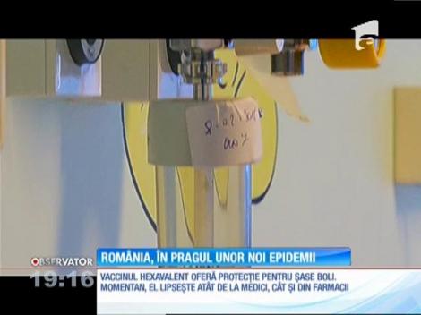Lipsește vaccinul hexavalent. România este în pragul unor noi epidemii!