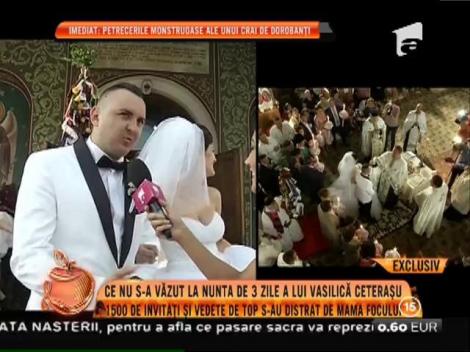 Nea Mărin, naş la nunta lui Vasilică Ceteraşu! 1.500 de invitaţi şi vedete de top s-au distrat de minune!