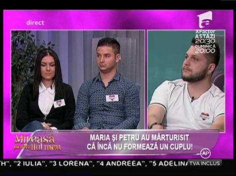 Marius: ”Maria și Petru se potrivesc, se completează unul pe celălalt”