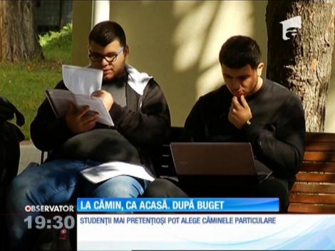 Studenţii care îşi permit locuri în cămine private beneficiază de tot confortul de acasă