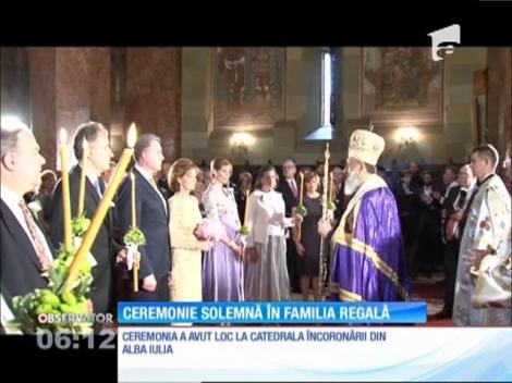 Momente solemne la Catedrala Încoronării de la Alba Iulia. Principesa Moștenitoare Radu și Principele Radu şi-au reînnoit jurămintele de căsătorie