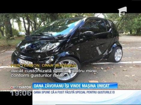 Oana Zăvoranu îşi vine maşina tunată.