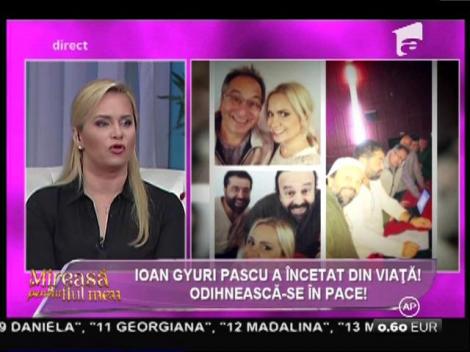 Paula Chirilă, în lacrimi. Moartea Ioan Gyuri Pascu a darâmat-o: ”Am primit vestea cu șoc și groază”
