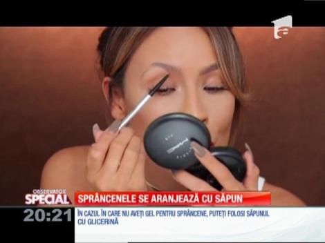 SPECIAL! Sprâncenele se aranjează cu săpun