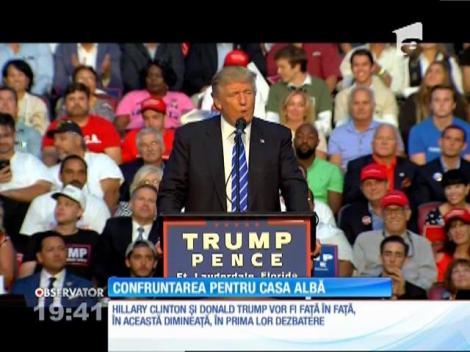 Hillary Clinton şi Donald Trump, faţă în faţă înaintea alegerilor!