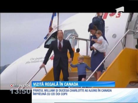 Familia prinţului William, vizită regală în Canada