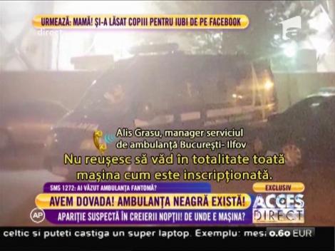 Alis Grasu, manager serviciul de ambulanţă: "Maşina nu aparţine serviciului nostru"