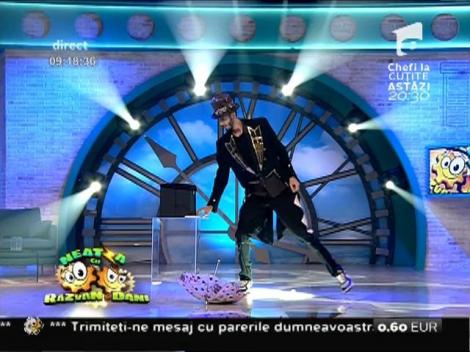 Cel mai înalt magician din România, spectacol la Neatza