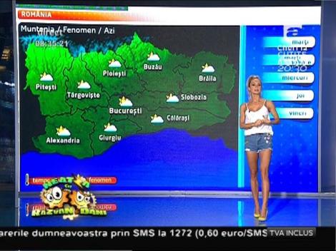 Continuăm săptămâna cu vreme frumoasă şi din ce în ce mai caldă