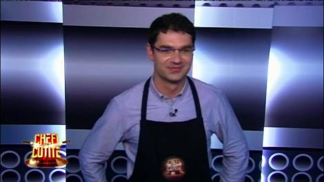 Cătălin Nechita, bucătar de profesie, îi pune pe cei trei chefi în contradictoriu datorită preparatului său