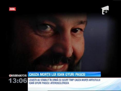 Ateroscleroza, cauza morții lui Ioan Gyuri Pascu