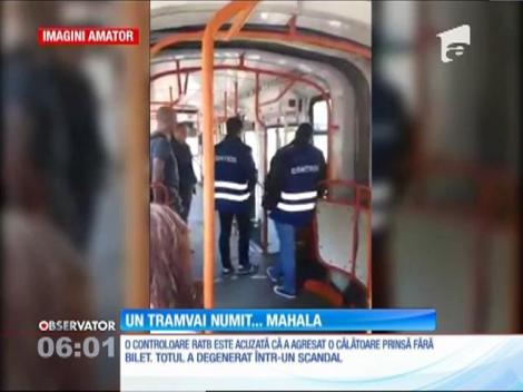 Bucureştene, mare grijă! Controlori RATB, filmaţi în timp ce agresau o femeie. Mâine, poţi fi tu în locul ei!