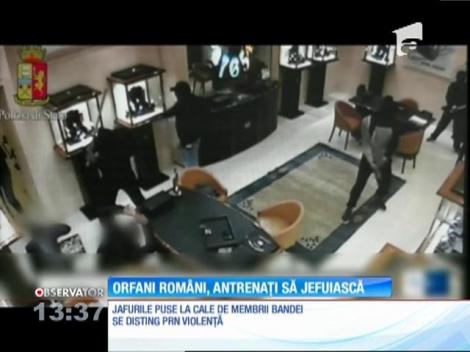 Orfani români, antrenați să jefuiască în Italia