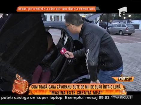 Oana Zăvoranu toacă sute de mii de euro într-o lună