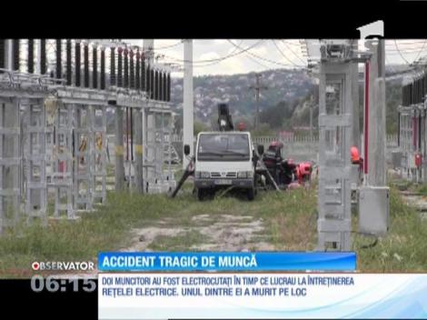 Accident mortal, după ce s-au curentat la reţeaua de înaltă tensiune
