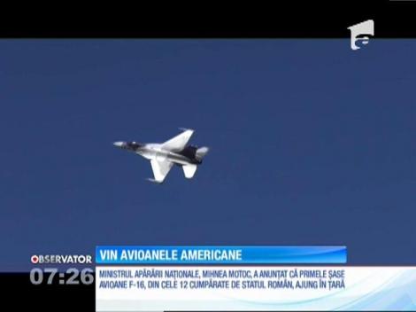 Primele șase avioane F-16 cumpărate de statul român, ajung în România