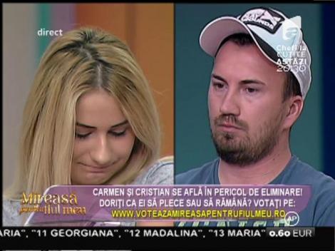 Prima eliminare va avea loc în curând. Carmen, după ce a fost nominalizată: ”Mă uit cu alți ochi la ele acum”