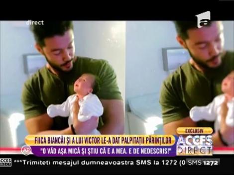 Exclusiv! Bianca Drăgușanu și Victor Slav, primele declarații după ce au devenit părinți: ”Era foarte negricioasă. Nu înțelegeam de ce!”