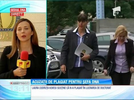 Acuzaţii de plagiat pentru Laura Codruţa Kovesi, şefa DNA