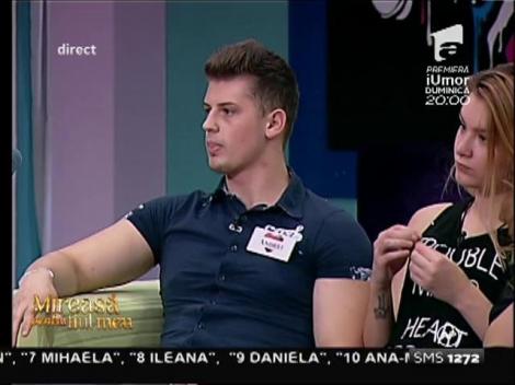 Andrei: "Nu vreau să rămân cu Ana-Maria!"