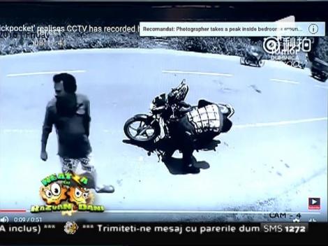 Smiley News: Hoţul cinstit, spectacol în fața camerei de supraveghere