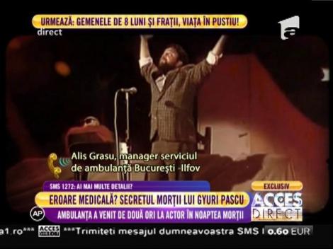 ”La ora 3:26 de minute, în seara de 26 spre 27 a fost chemată o ambulanță!” Așa a început coșmarul: Secretul morţii lui Gyuri Pascu!