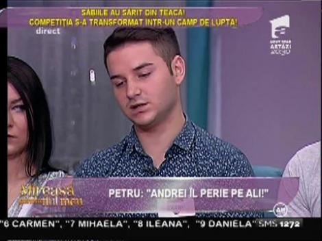 Petru: "Înainte să intrăm în competiţie, Andrei vorbea numai de fani!"