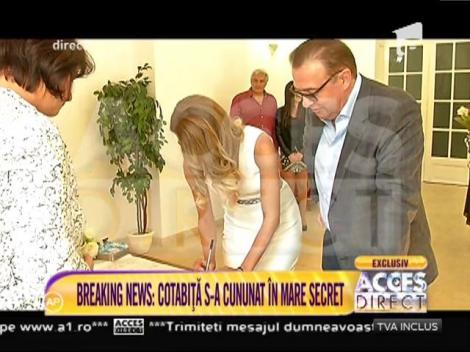 În urmă cu un an era în comă, iar acum a spus marele "DA"! Gabriel Cotabiţă s-a cununat în secret! Primele imagini de la eveniment