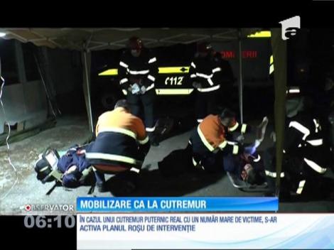 Simulare de cutremur la Roman