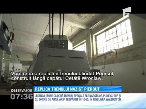 Replica trenului nazist plin cu aur şi artefacte pierdut din sudul Poloniei