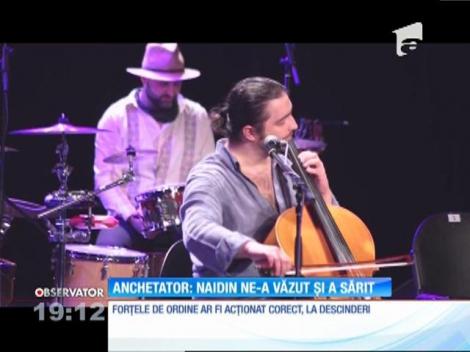 Poliţiştii îl acuză pe violoncelist: "Adrian Naidin ne-a văzut, dar a sărit!"