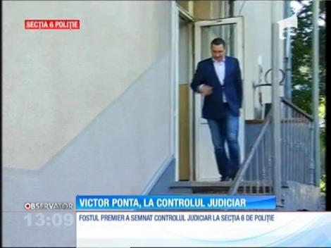 Victor Ponta, din nou la poliție