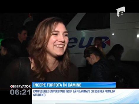 Începe forfota în cămine