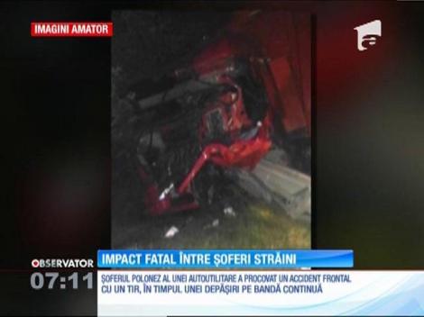 Impact fatal între doi șoferi străini