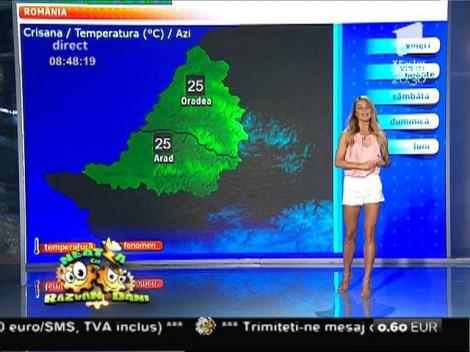 Sfârşitul săptămânii ne aduce vreme frumoasă şi foarte caldă! De duminică, se răceşte în toată ţara